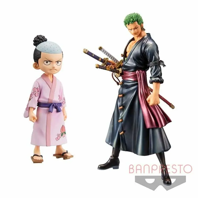 

Original Banpresto Momonosuke Zoro THE GRANDLINE SERIES Wanokuni vol.1 Action Figure Model Anime Figurals Brinquedos