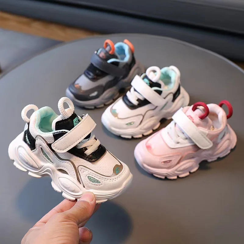 

Girls Spring Autumn 1-6 Years Old Solid Soft Bottom Toddler Boys Shoes Mesh Breathable Children's Sports Running Good Shoes