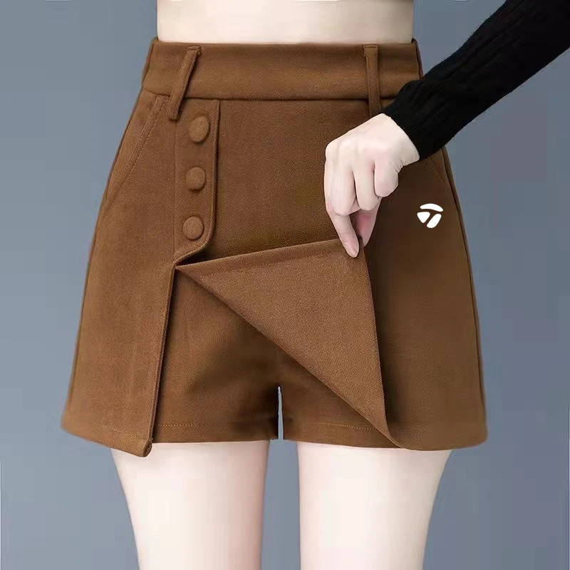 Women's Golf Clothing 2022 Autumn Winter Paris Gates J.LINDEBERG Golf Wear Women Woolen Skirts Tennis Thick Malbon Golf Skirts