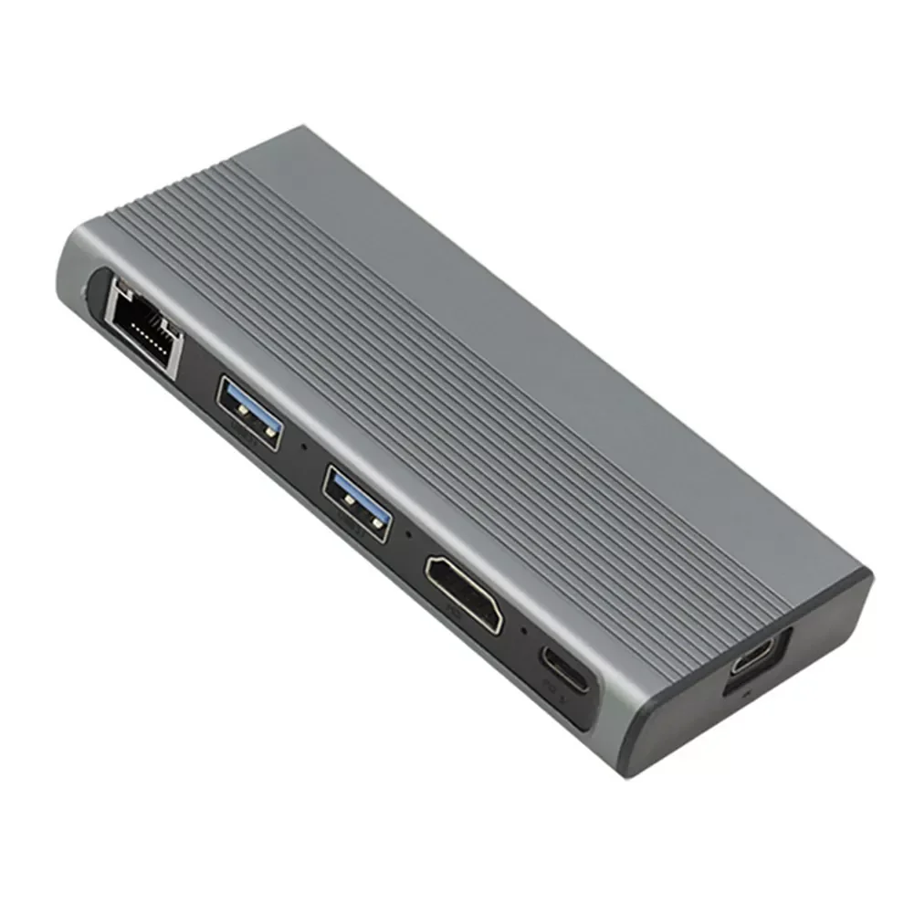 

C-концентратор Тип C 3,1 до M.2 NVME NGFF HD 4K 30 Гц 1000M LAN 10 Гбит/с M.2 SSD чехол Корпус USB C концентратор разделитель для MACBook