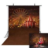 mocsicka circus photography background ferris wheel tent decoration children birthday party decoration photo studio props