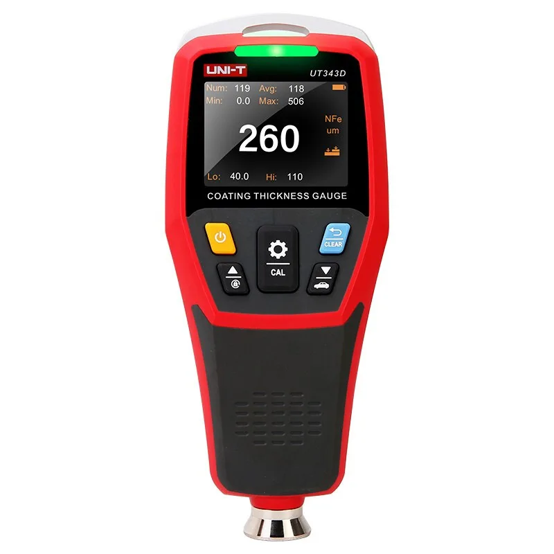 Толщиномер покрытия Ulide UT343D/343A автомобильный толщиномер краски