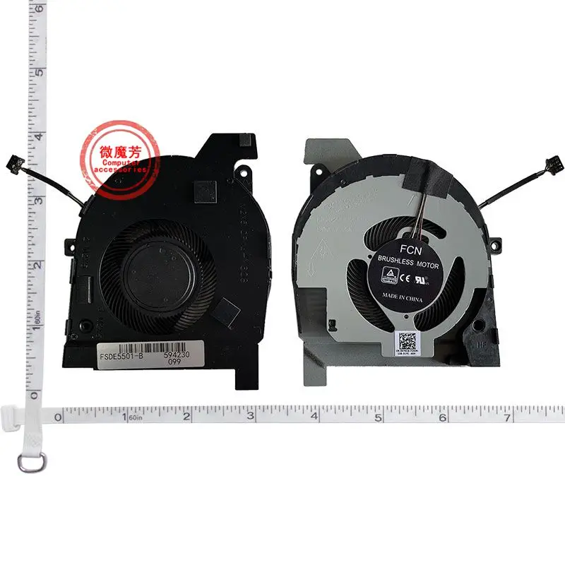 Охлаждающий вентилятор для ноутбука, 5 в постоянного тока, 5501 А, 4 контакта, для DELL Latitude 5511 3541 Precision 3551 P80F CVMC1 0CVMC1 DC28