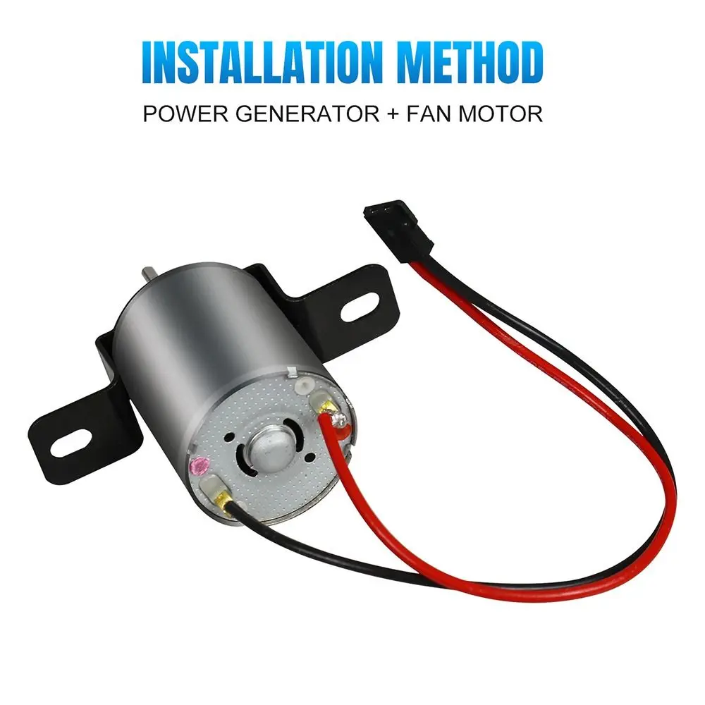 

Universal Fireplace Fan Motor Repair Parts Wood Stove Fan Motor Generator with Power Plate Electric Fireplace Accessories