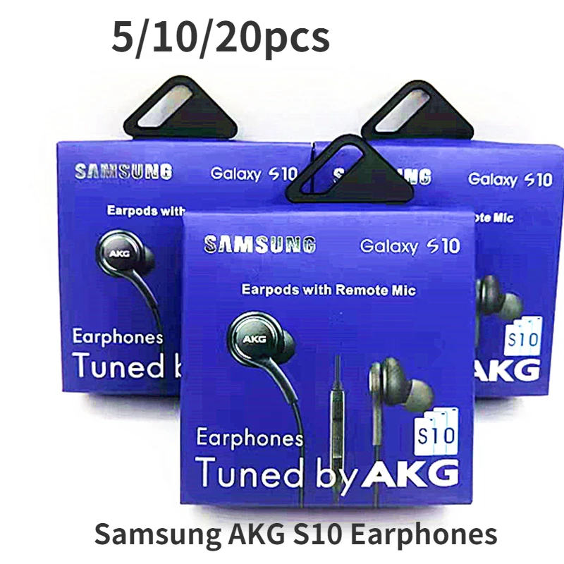 

5/10/20Pcs Samsung AKG S10 Earphones EO IG955 Headphone In-ear 3.5mm S10 akg Headset for SAMSUNG S10 S10+ S9 S8 New Retail Box