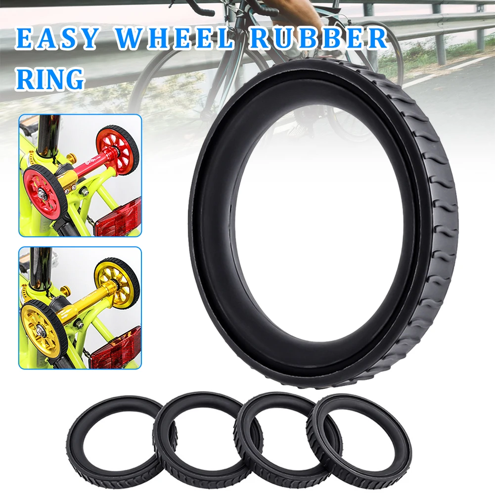 

Bicycle Easy Wheel Rubber Ring For Brompton Folding Bikes Non-Slip Shock Absorption Easy Wheel Repair Parts Bicycle Accessories