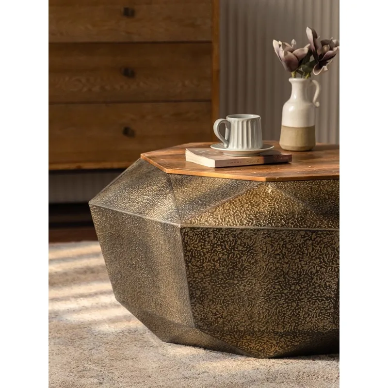 Американский Ретро журнальный столик пол-потолок многоугольный креативный