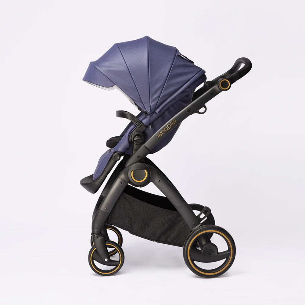 Новое поступление 2024 алюминиевая легкая автоматическая складная коляска Purorigin 3