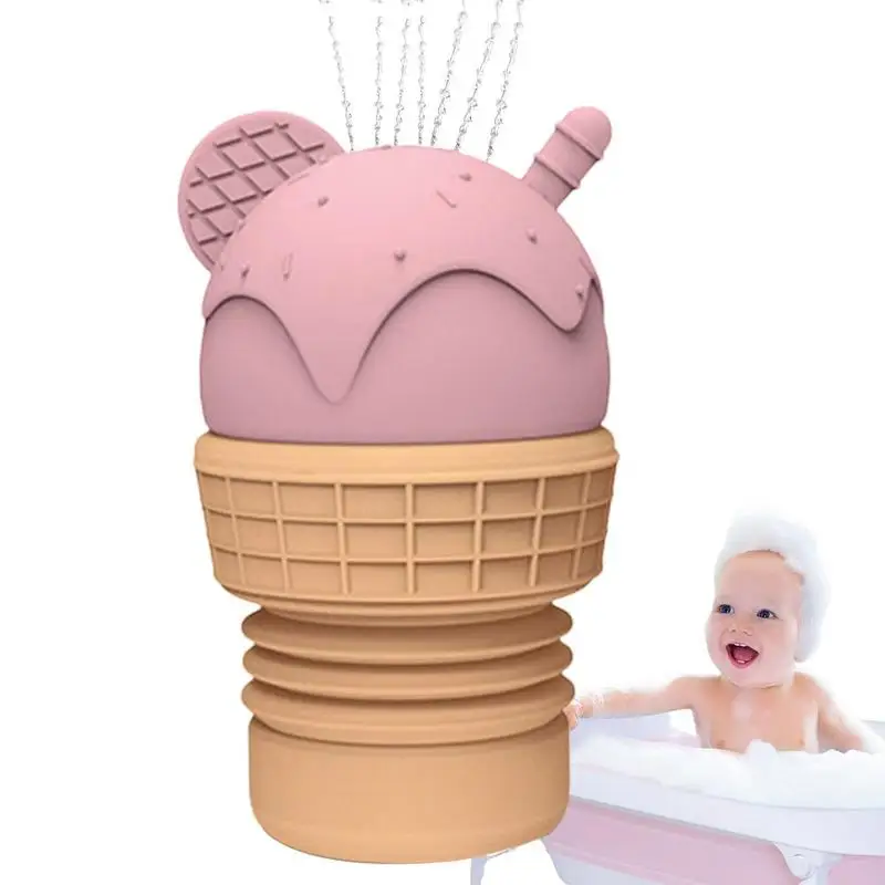

Ice Cream Bath Toy Kids Cute Ice Cream Shape Bath Toys Pool Toys Swim Toys Children's Bathroom Splashing Water Playing Water