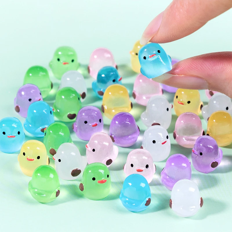 10 шт. миниатюрные фигурки из смолы с героями мультфильмов светящиеся цыпочки