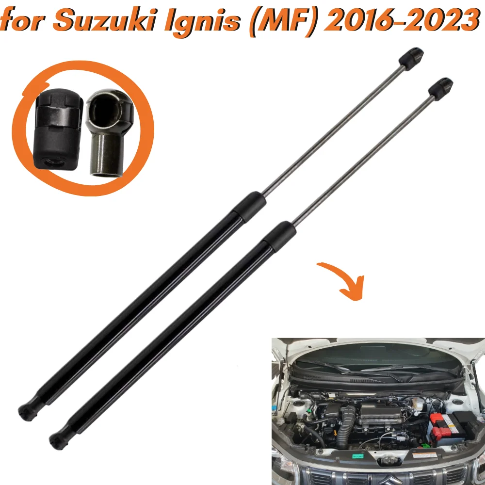 Кол-во (2) стойки капота для Suzuki Ignis (MF) 2016-2023 передние газовые пружины амортизаторы