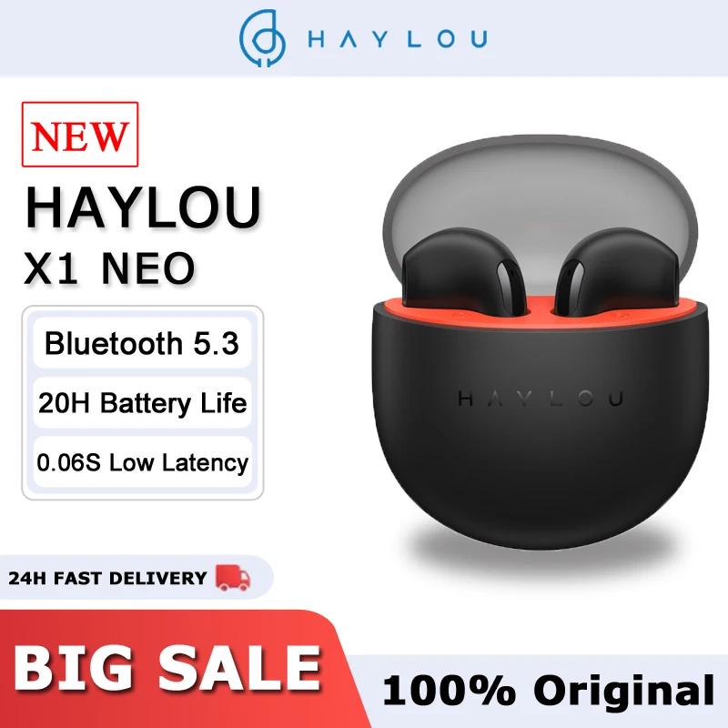

TWS-наушники HAYLOU X1 Neo с поддержкой Bluetooth 5,3 и сенсорным управлением