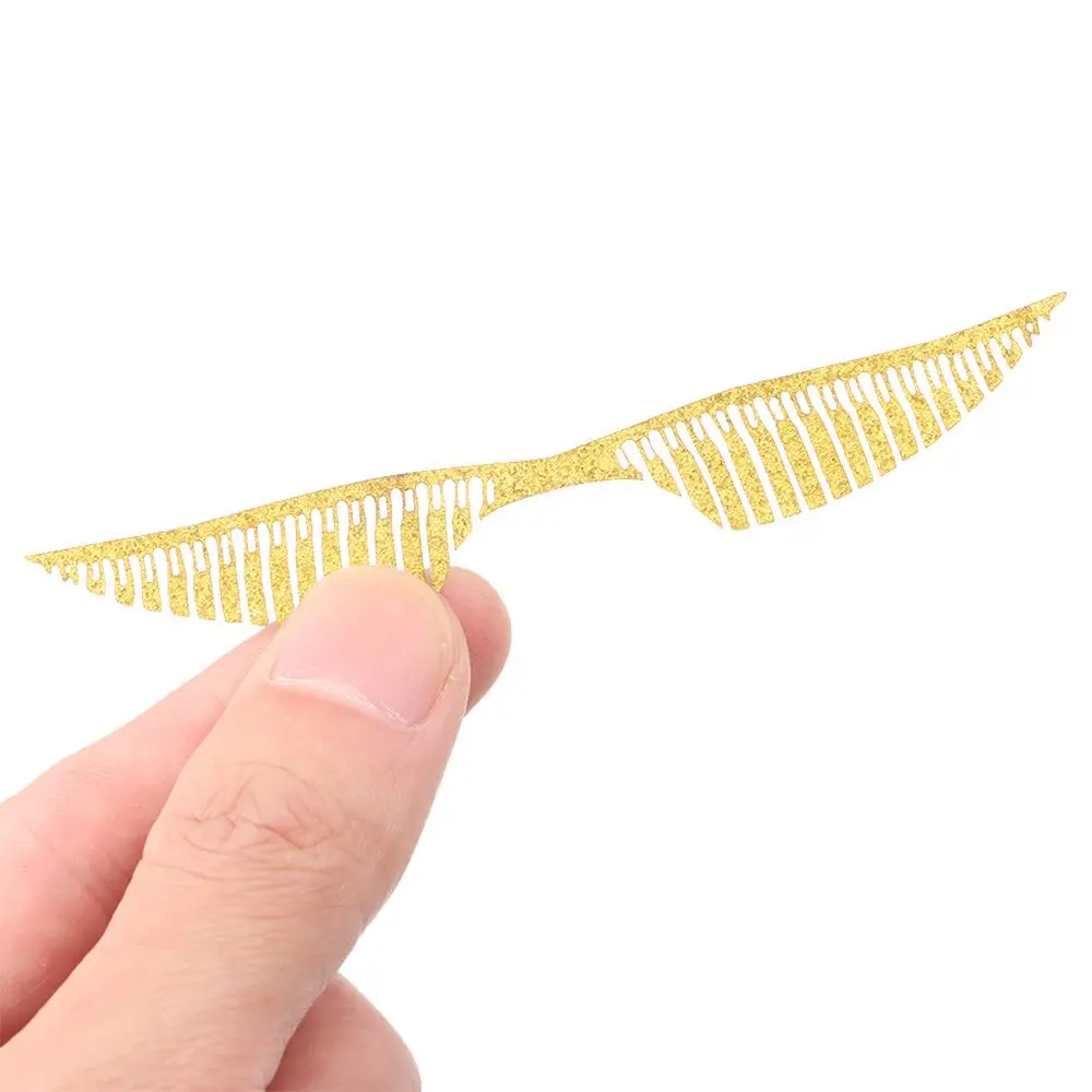 

Decoration Birthday Party Hollowed Wings Cupcake Toppers Wings Chocolate Decoration Wafer Gold Wings Cake Decor