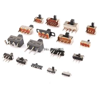 2mm 3mm 4mm 5mm slide switch micro power toggle switch single and double row direct inserted horizontal sliding
