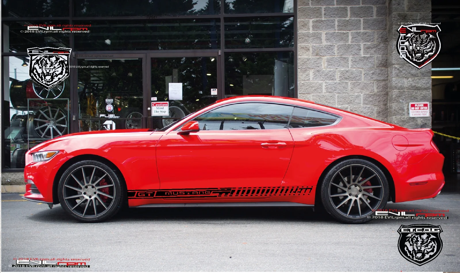 

Виниловая наклейка для FORD MUSTANG GT 2015 2016 2017