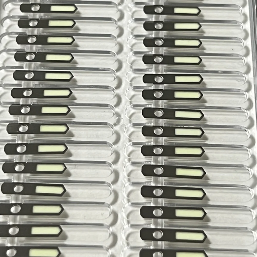 High Quality Brushed Stainless Steel Top Flat SBDX001/SKX007 Luminous Watch Hand Suitable For NH35/36 Movement