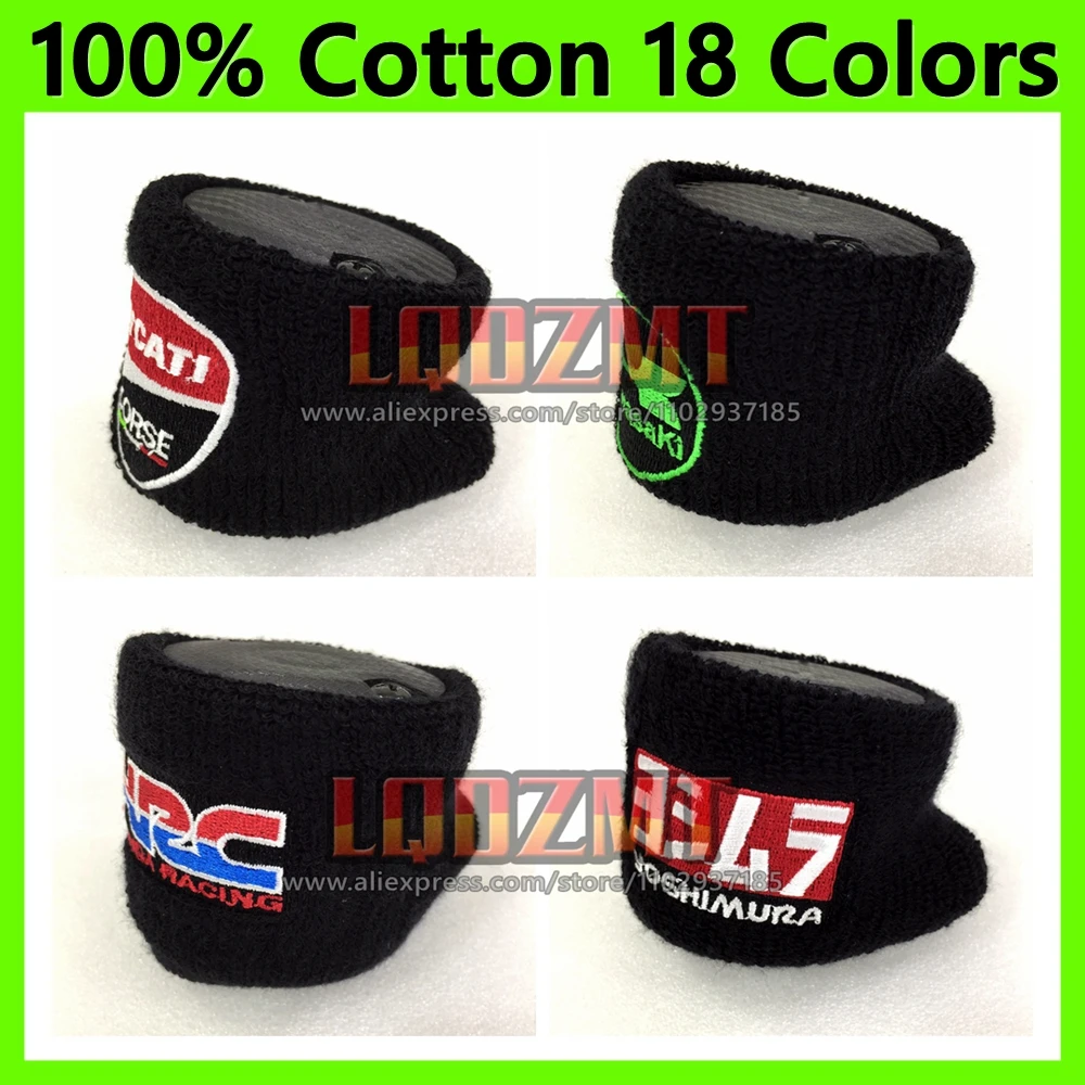 

18Colors 100%Cotton Adjustable Fashion Wrestling Wristband Sweatband Free custom Motorcycle Front Fluid Oil Brake Reservoir Sock