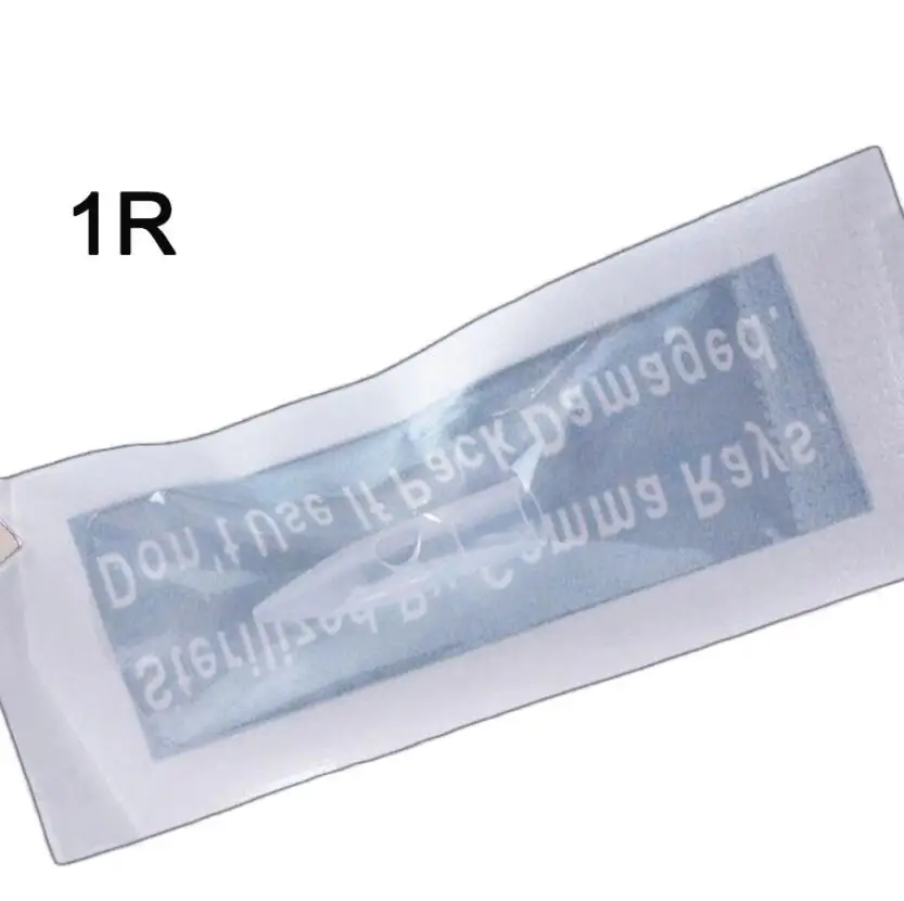 50Pcs 1RL Tattoo Caps Permanent Makeup Needle Tips For BioTouch Drangon/Mosaic/Merlin Eyebrow Eyeliner Lip Machine - купить по
