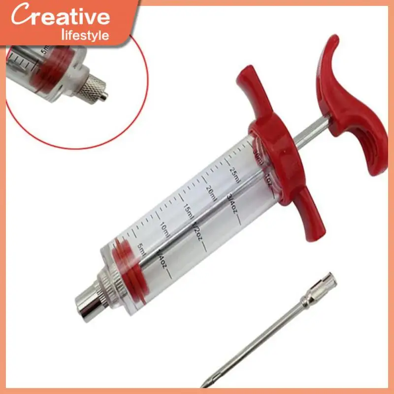 

Food Grade Turkey Syringe Durable Pickling Needle Kitchen Syringes 68g Kitchen Sauce Marinade Syringes Kitchen Tools Abs Plastic