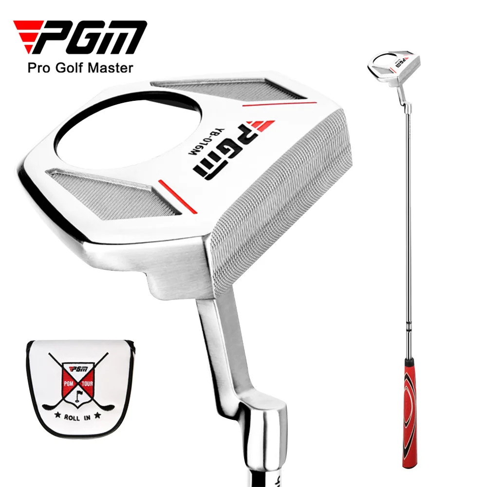

Pgm Golf мужской Паттер с низким центром тяжести и функцией захвата он состоит из головки из нержавеющей стали и стального вала