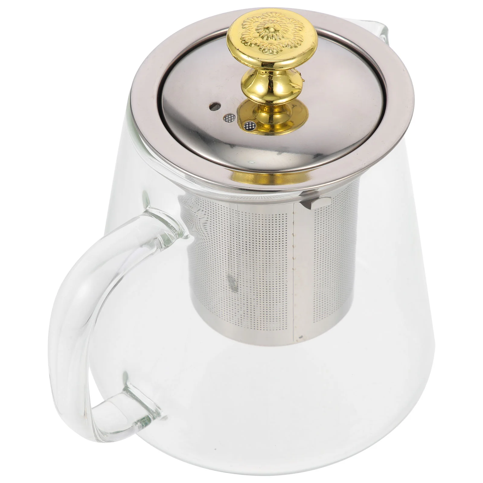 

Tea Glass Kettle Pot Water Pitcher Clear Teapot Coffee Boiling Infuser Stovetopcoldsmall Supply Resistant Heat Maker Loose