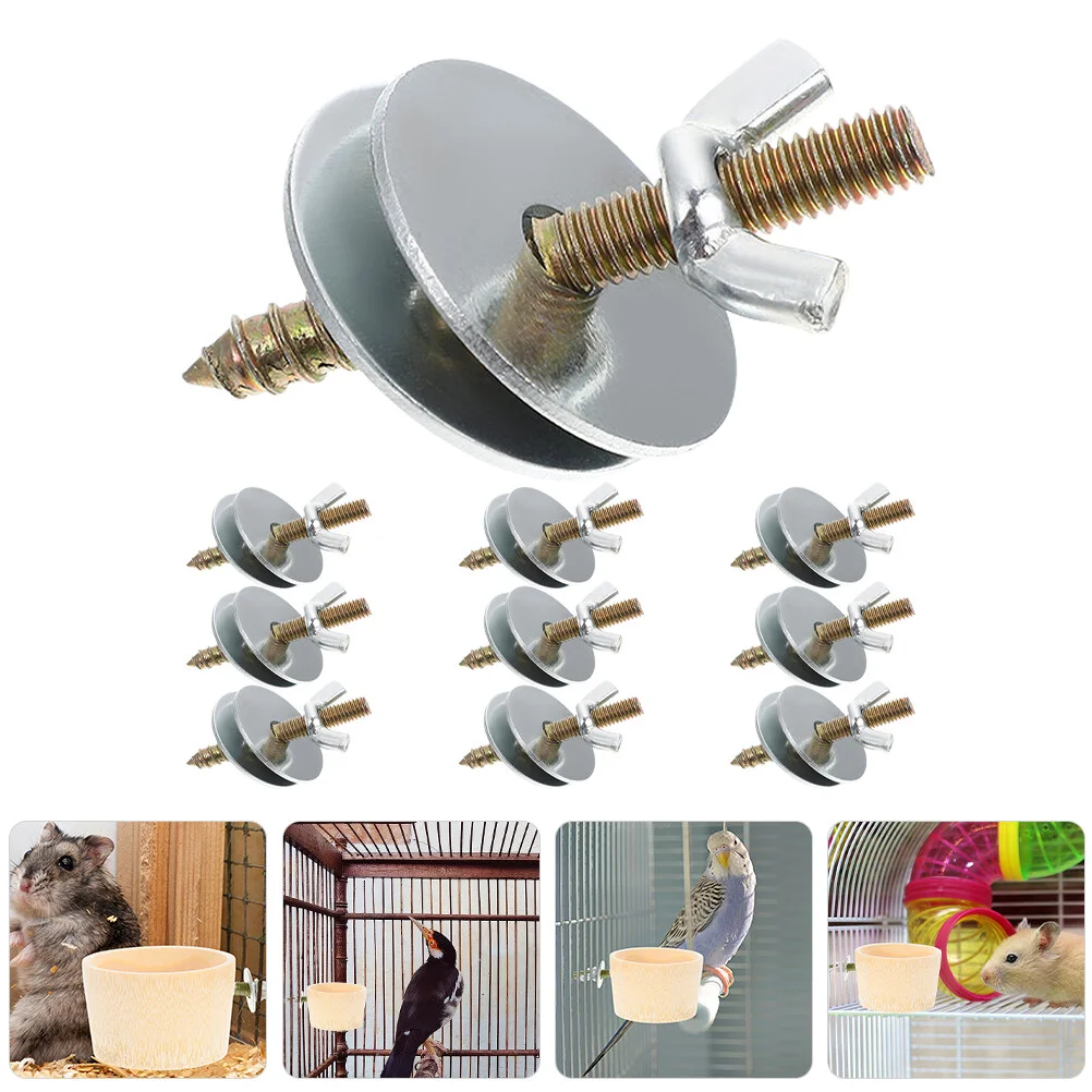 

Bird Cage Screw Kit Fixing Pet Accessories Screws Hamster Springboard Braces