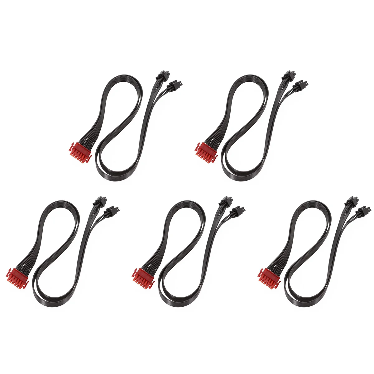 

5X PSU Graphics Card Cable Module Cable 12Pin to Dual PCI-E 8Pin for Enermax PSU