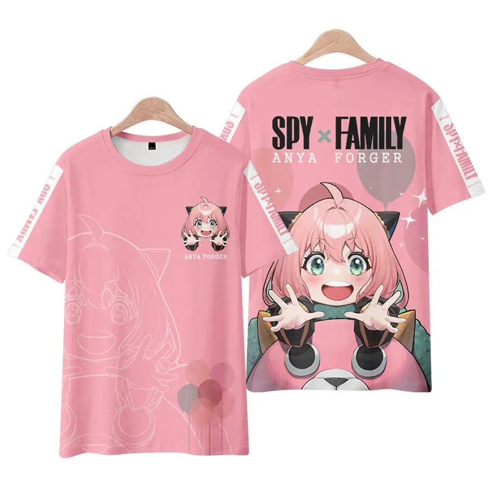 

2022 Anime Spy X Family 3D Print T-Shirts Streetwear Men Women Fashion O-Neck Oversized T Shirt Harajuku Kids Tees Tops Clothing