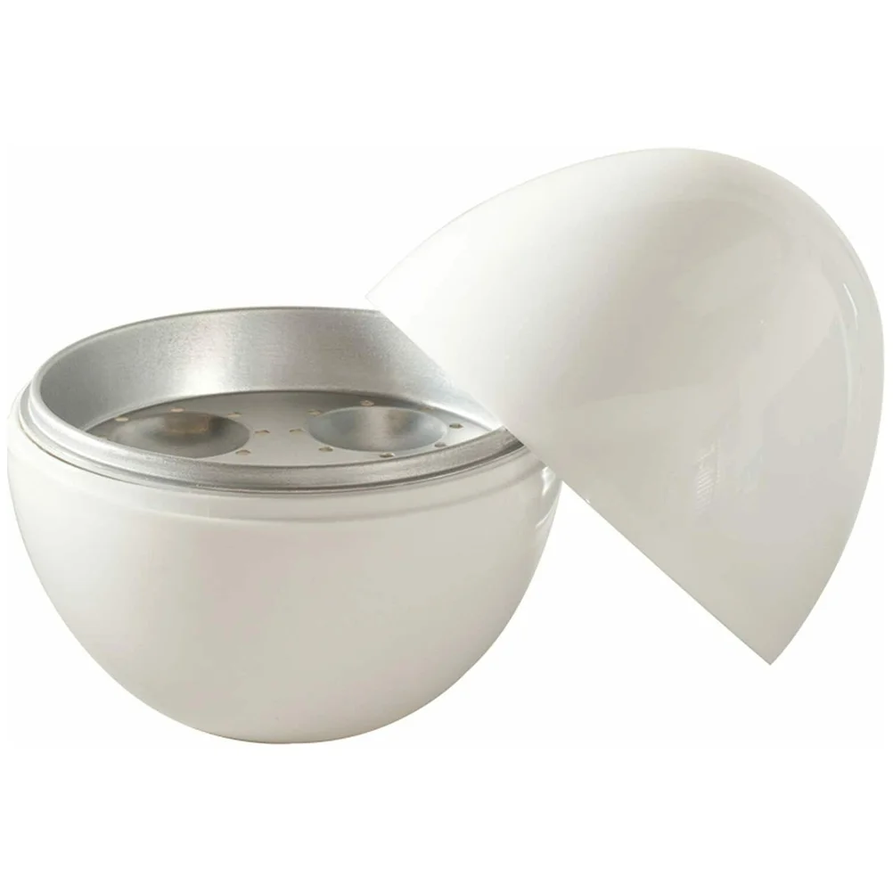 

Microwave Egg Cooker Poacher Steamed Bowl Mini Portable Boiled Eggs Boiler Cup Aluminum Alloy Kitchen Cooking Tools Steamer