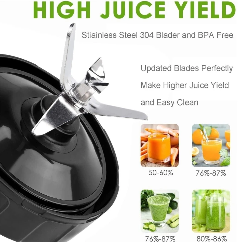 Сменные чашки блендера для Ninja BN801-24 унции с 7 лезвиями детали подходят BL480 BL482 BL642