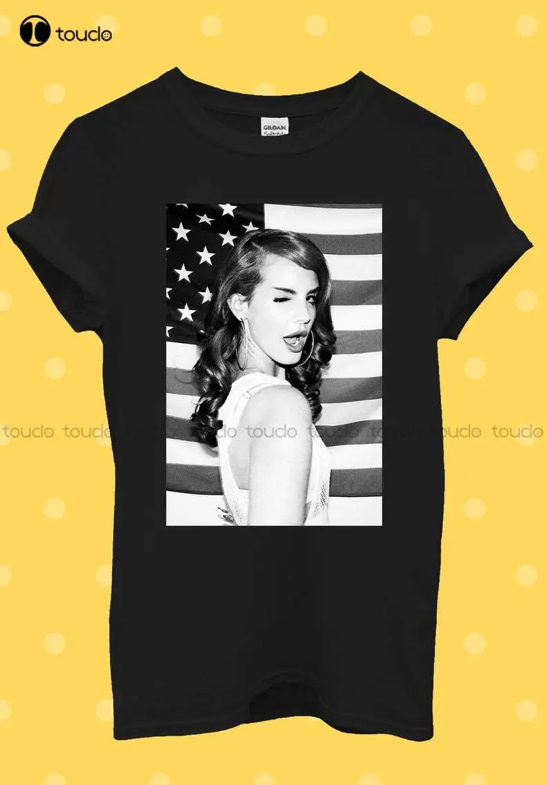 

Lana Del Rey Pop Singer Star Song T Shirt Men Women Unisex Custom Aldult Teen Unisex Digital Printing Tee Shirts Christmas Gift