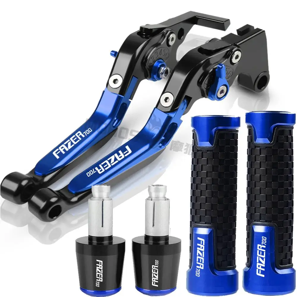 

Motorcycle Accessories Adjustable brakes Extendable Clutch Levers Handle Bar Ends For YAMAHA FAZER 700 1986-1987 FAZER700 86 87