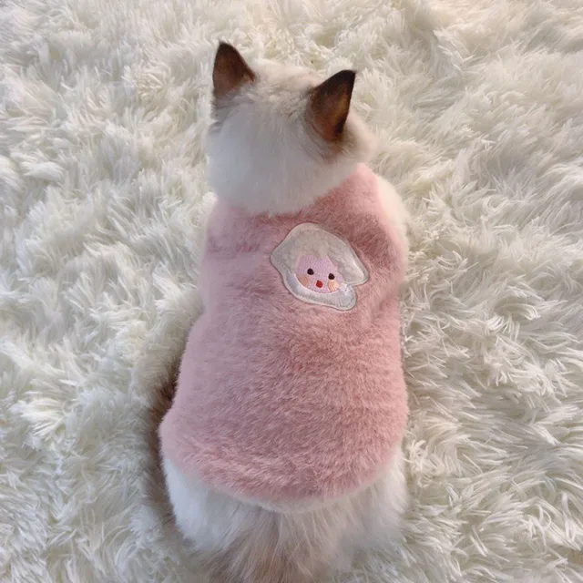 Cute Warm Vest for Cats 4
