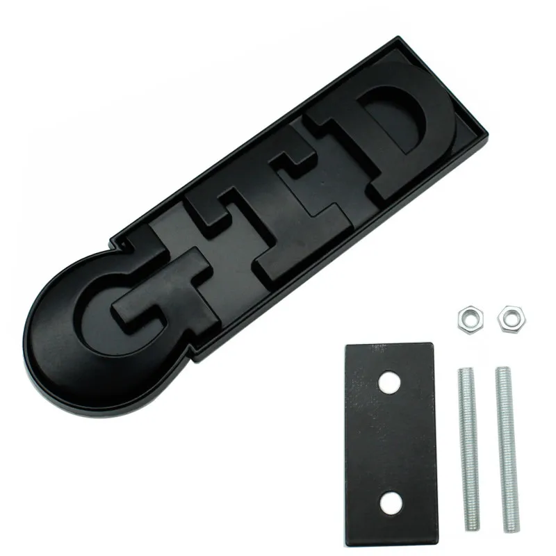 Металлические Автомобильные буквы багажник GTD эмблема наклейка передний Гриль