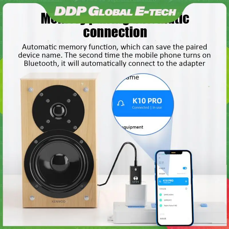 

Wireless Speaker Adapter 3.5mm Receiving Adapter Mini Wireless 5.0 Adapter Adapter Mini Usb 5v