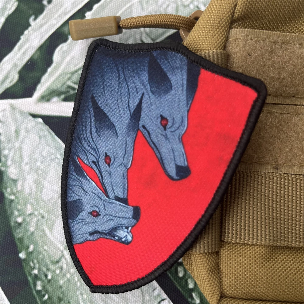 Нашивки Hell бер с надписью Dog и