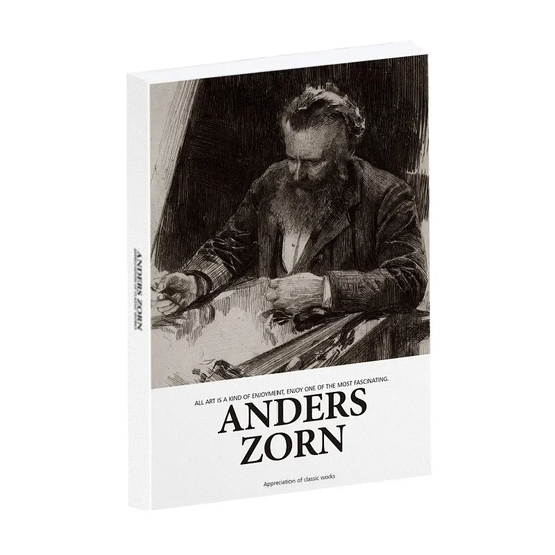 30 шт./компл. ретро открытки художник Андерс зорон живопись поздравительная