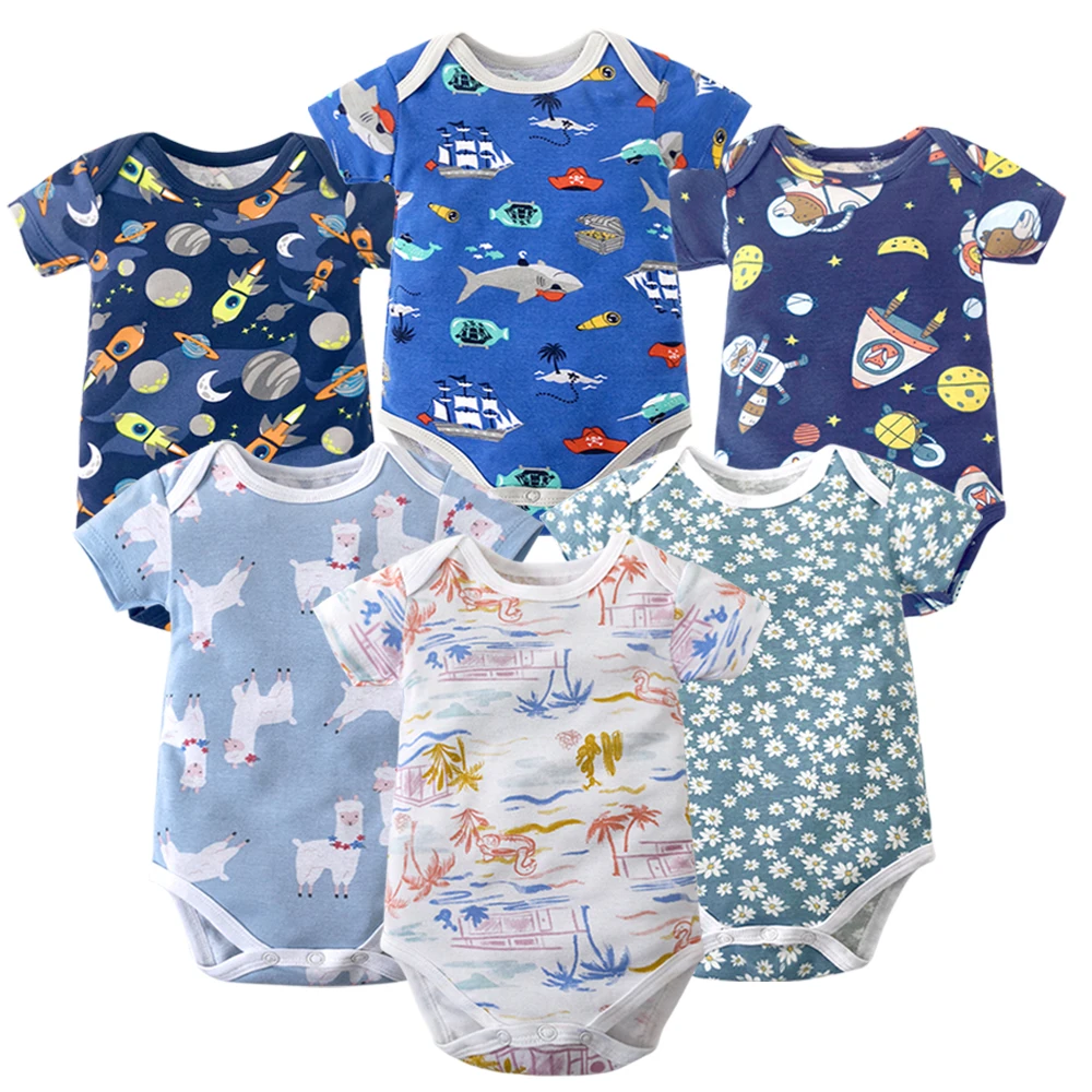 Комбинезон детский, для мальчиков и девочек, с принтом