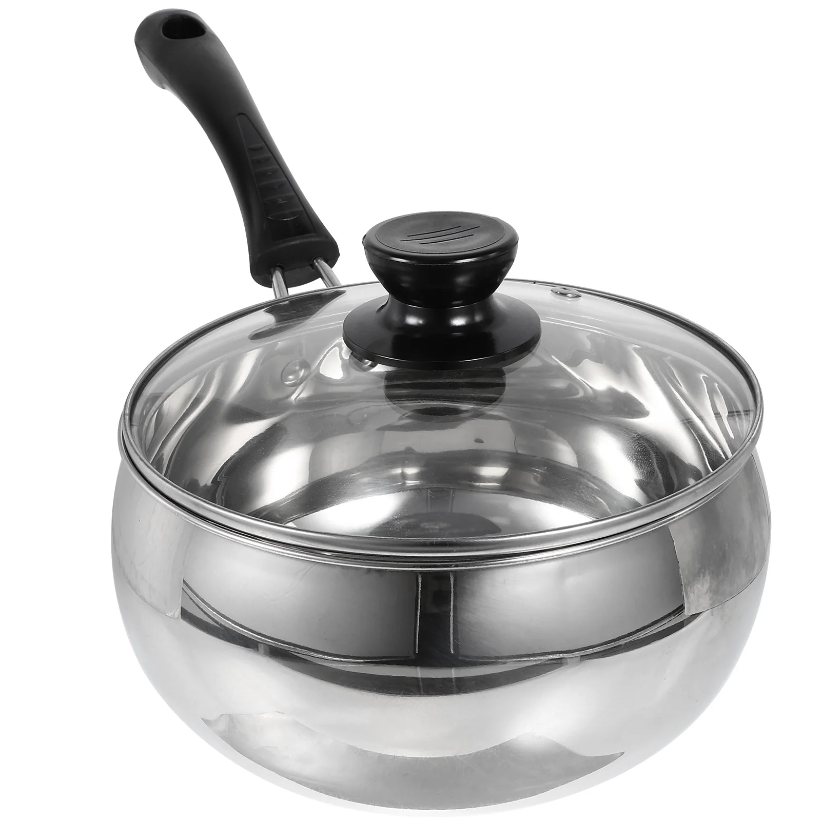 

Stainless Steel Milk Pot Pots Food Cooking Heating Pan Kitchen Cookware Stovetop Small Utensils