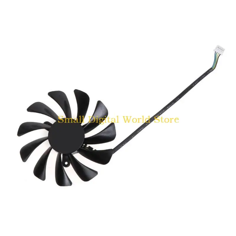 Фото 77UB 95 мм XY-D10015SH 4-контактный вентилятор для видеокарты для кулера MSI GeForce 2060 ITX №5