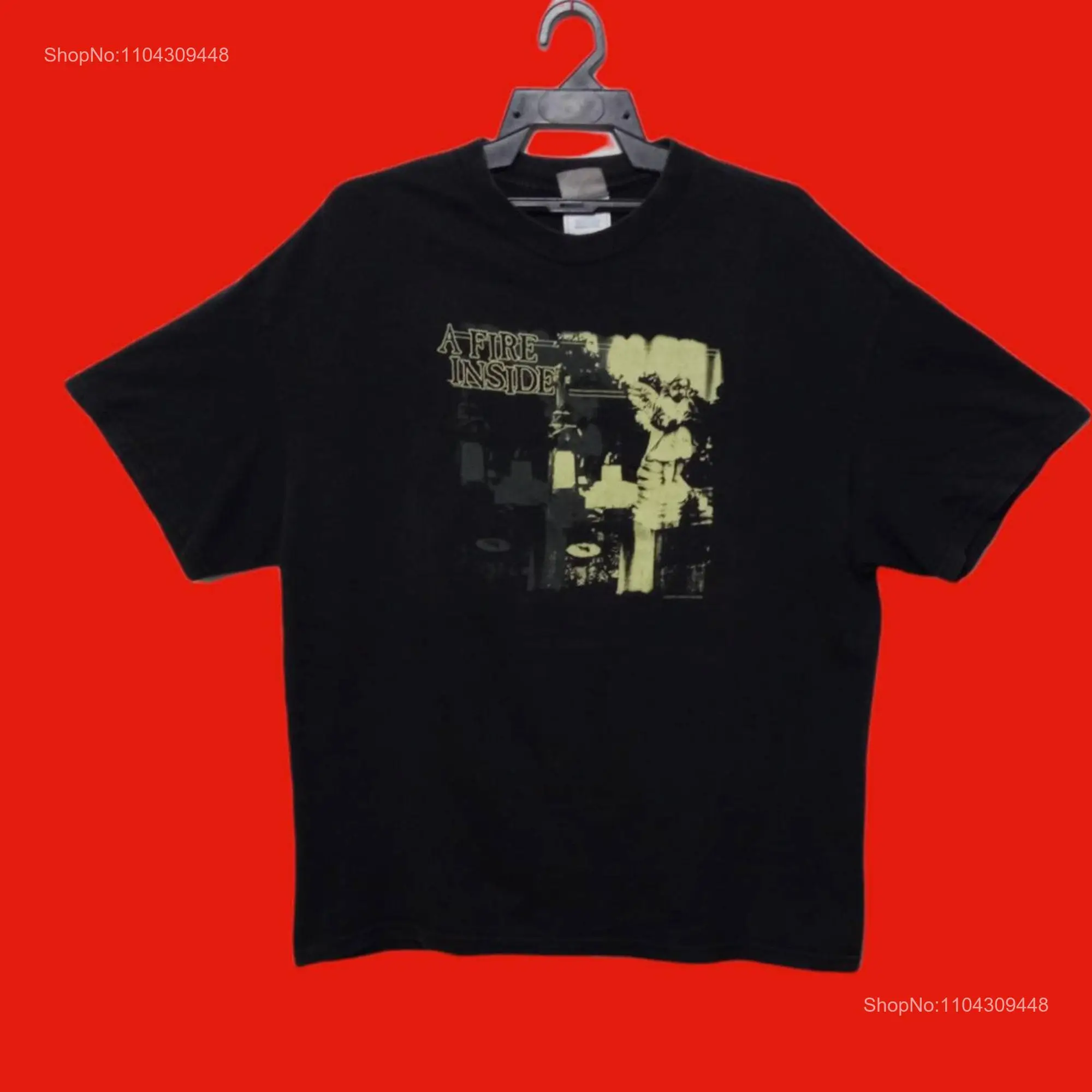 Винтажная футболка AFI American Rock Band черная Xlarge музыкальная эмо альтернатива ужасов