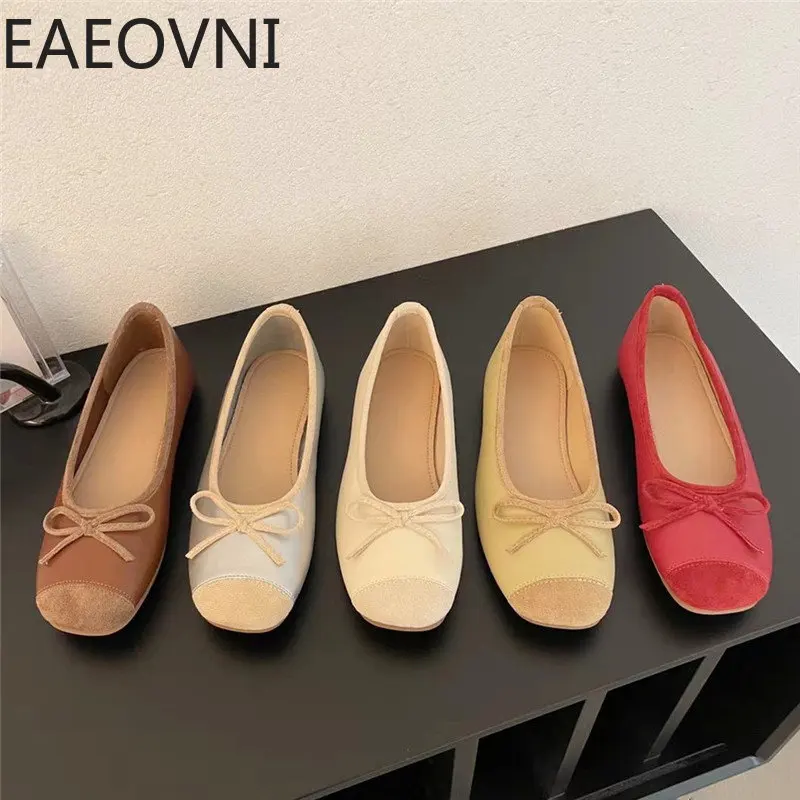 

Spring Women British Style Shoes Fashion Flats Heel Mary Jane Shoes Casaul Slip On Shallow Soft Sole Granny Shoes