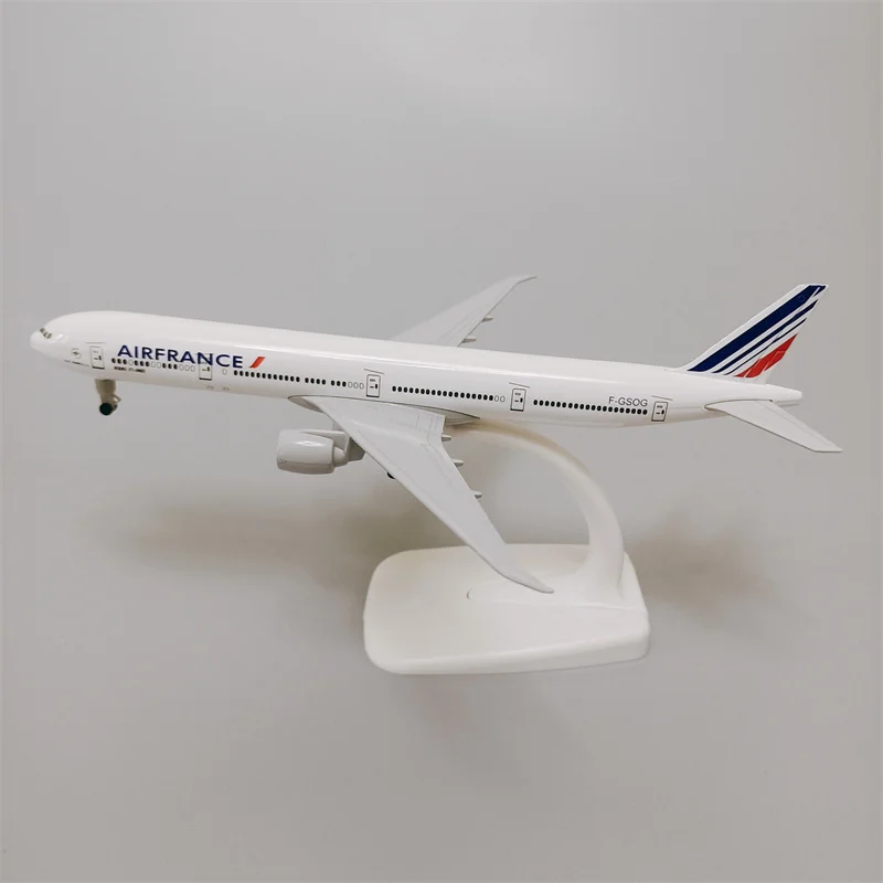 

19cm Metal Air France Airlines Boeing 777 B777 Airways Plane Model Airplane Alloy Diecast Aircraft w Landing Gears Wheels