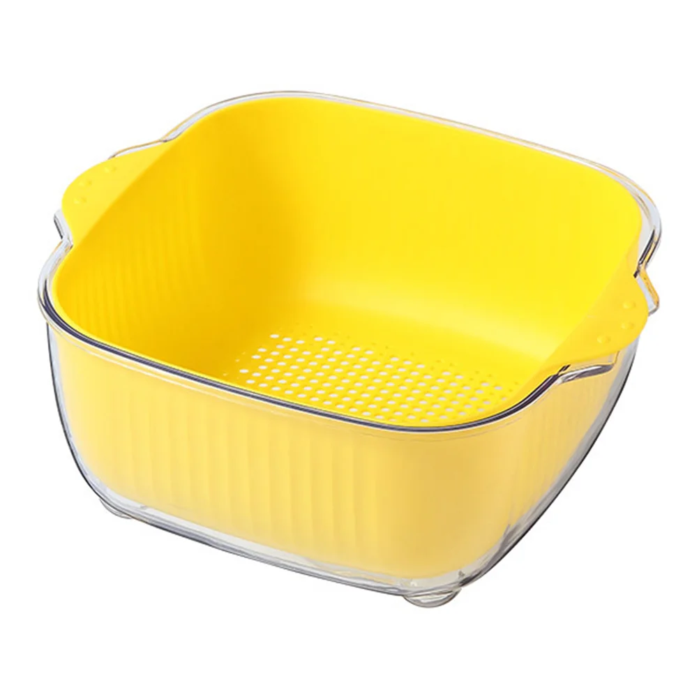 

Vegetable Double-layer Washing Basket Kitchen Fruit Double-layer Drain Basket