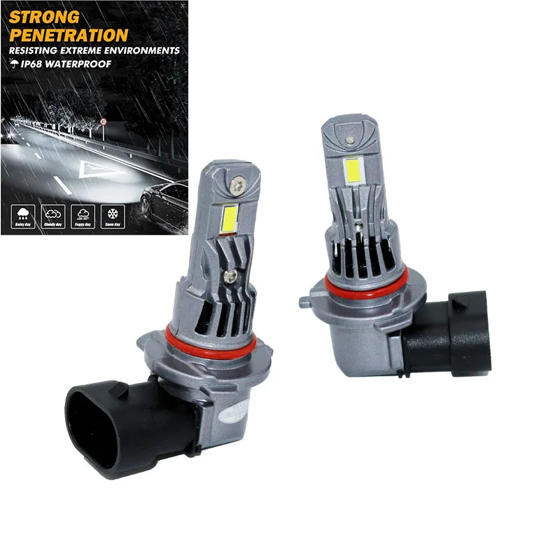 

9006 HB4 9005 HB3 1231 лм фотолампы головного света дальнего/ближнего света, супер яркий белый комплект xfxled ()