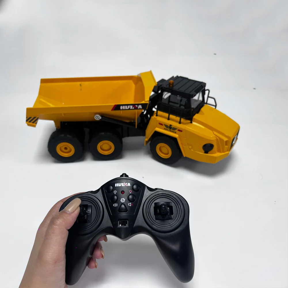 Самосвал Huina 1553 1/24 RC из сплава электрический трактор 2 4 ГГц 9CH модель