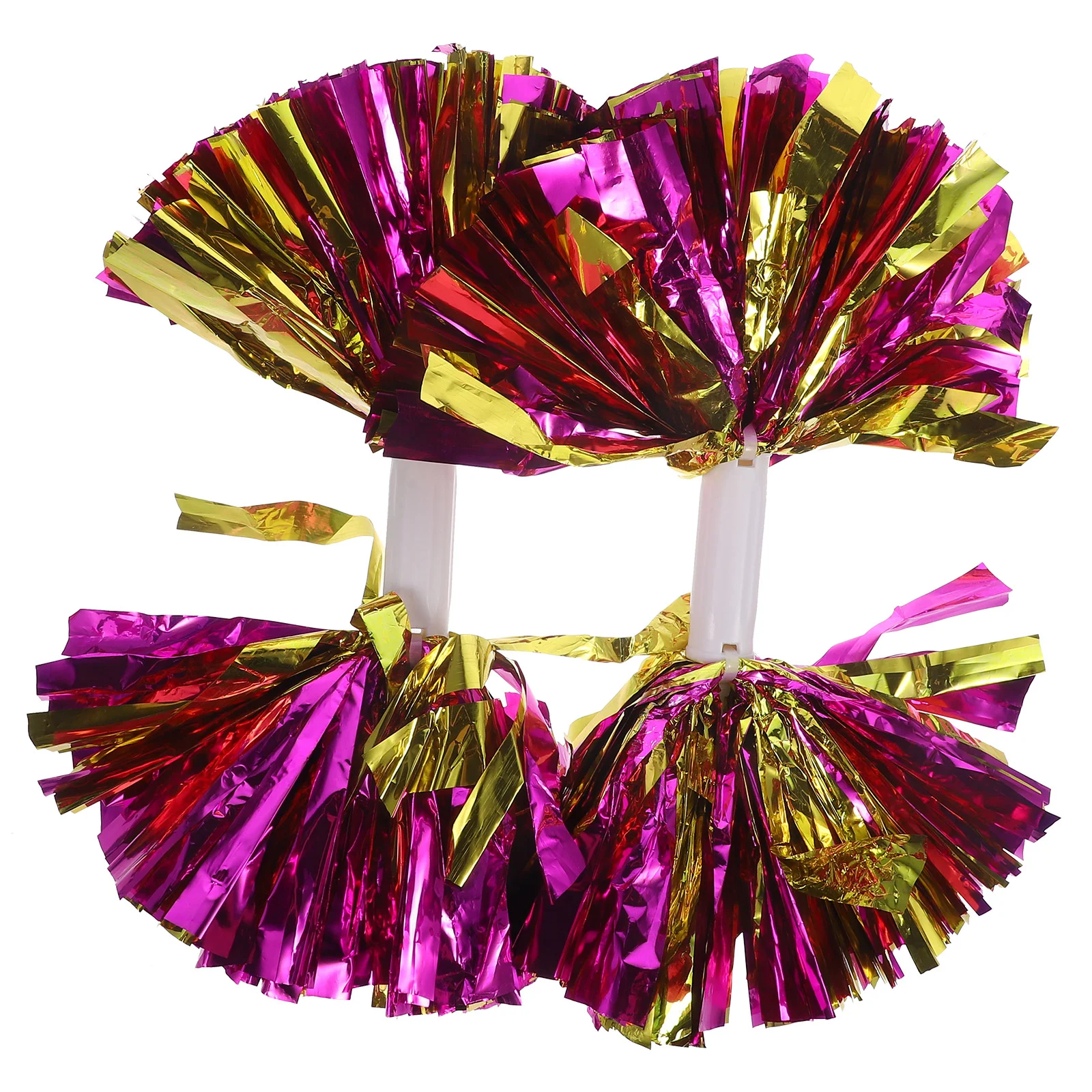 

2 Pcs Cheerleading Flower Ball Portable Props Bouquet Pom Poms Dancing Performance Pompom The Pet Cheerleader Accessories