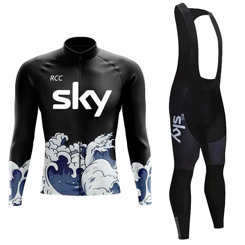 Мужской Велосипедный Комплект Rcc Sky 2024 Осенние Велосипедные Шорты С Гелевой