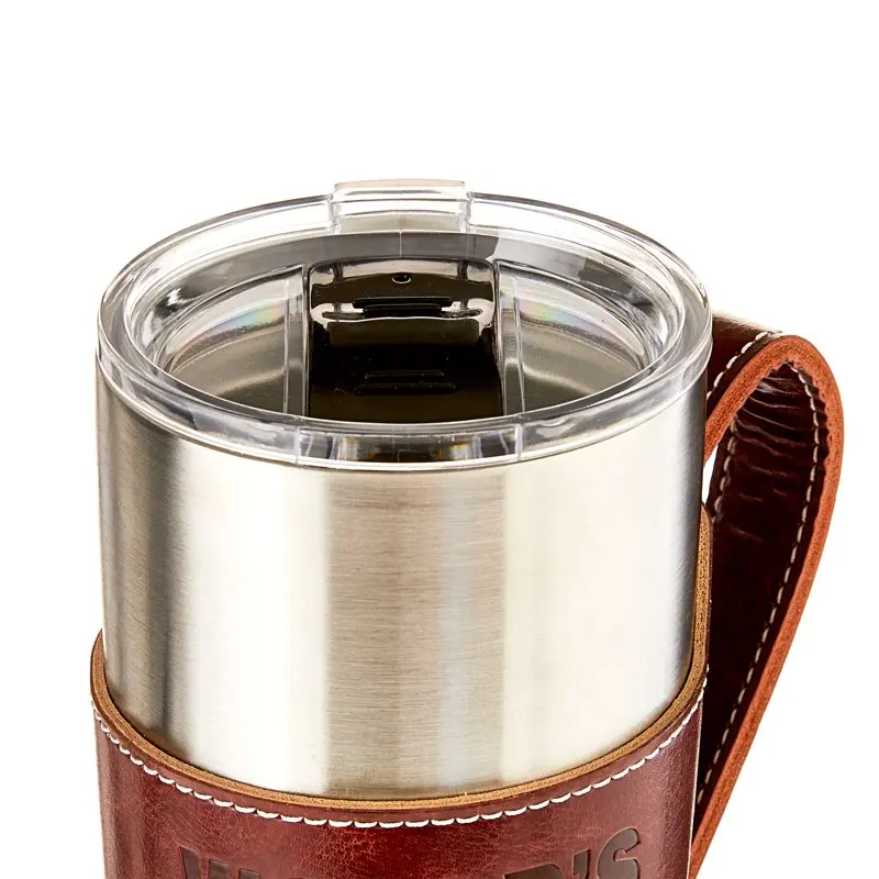 

Фантастический день отца искусственная кожаная обертка Tumbler, Лучший в мире дедушка-идеальный способ праздновать День отца!
