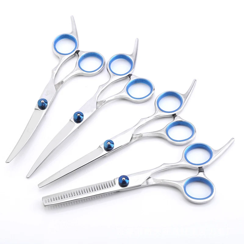 

Dog Grooming Scissors Kit with Safety Round Stainless Steel Durable Pet Grooming Shears for Dogs Cats Hair Care